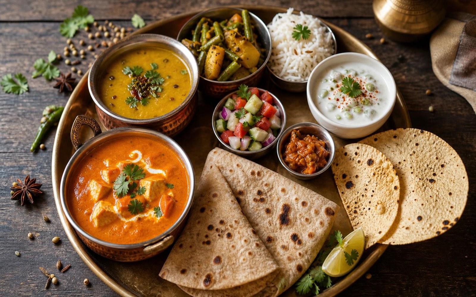 Tikki Singh thali